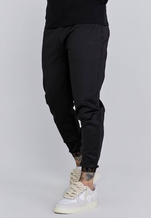 Siksilk Joggers negros para hombre SikSilk XS