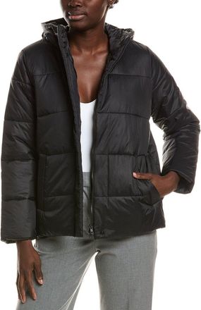 Eileen Fisher Petite Hooded Puffer Coat