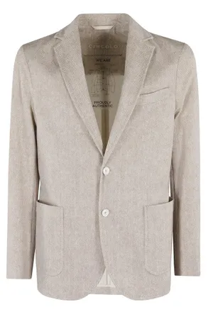Circolo 1901 Houndstooth Piquet Jersey Jacket