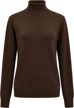 Akep Maglione Dolcevita - - Knitwear - Donna - Marrone - XL