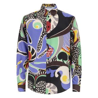Moschino Elegant Long-sleeve Shirt - male - Moschino - Casual Shirts - Multicolor - 3XL - Shirts