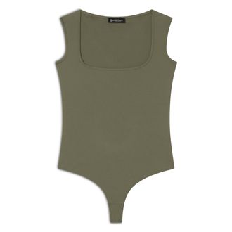 Freddy Body FREDDY Body S25WTWY17, Damen, Gr. M, EURO, gr&uuml;n (aloe), Obermaterial: 73% Polyamid PA. 27% Elasthan EL., Bodys Body