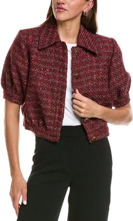 L'agence LAgence Cove Crop Short Sleeve Jacket