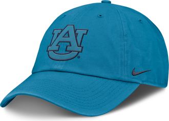 Nike Auburn Primetime Campus Club Toned Nike Mens College Adjustable Hat in Blue | NC0149AAUN-BK2