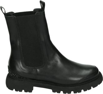 Kennel & Schmenger Sportieve Zwarte Leren Damesschoenen - Dames - Chelseaboots - Zwart - 41 EU - Leer - Schoenen