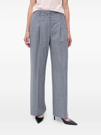 BOSS Pantaloni a gamba ampia - Grigio
