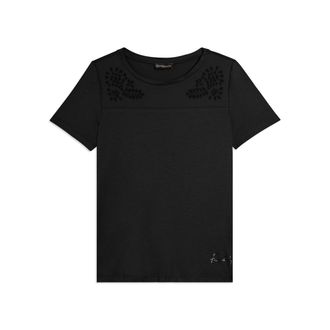 Freddy T-shirt in Jersey con Ricami Floreali