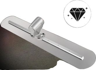 OEM Llana Para Hormig&oacute;n, Mango Ajustable, Dise&ntilde;o De Extremo Redondeado, Roja, 1200 X 200 Mm