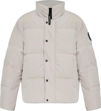 Canada Goose Bayview Down Jacket - Heren - Gewatteerde jassen - Grijs - XL - Katoen - Jassen