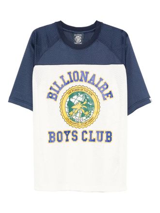 Billionaire Boys Club mesh panelled T-shirt - men - Polyester - M - White