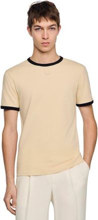 Sandro Two-tone patch T-shirt at Nordstrom, Size Xx-Large
