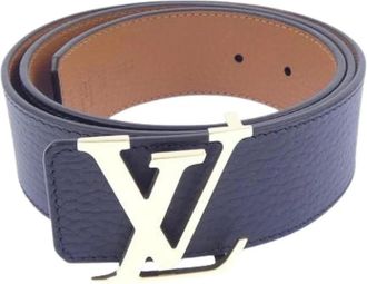 Louis Vuitton Pre-owned Belts, male, Blue, Size: ONE SIZE Pre-owned Vintage Belt