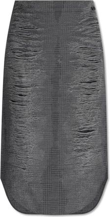 Diesel O-Tavy Rok - Dames - Midirokken - Grijs - S - Katoen - Rokken