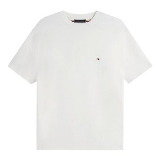 Tommy Hilfiger T-Shirts, male, White, Size: L Cool Touch Structure Tee