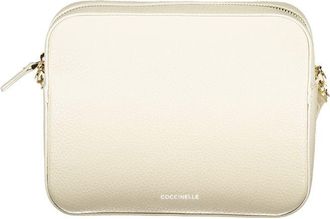 Coccinelle Witte Leren Handtas