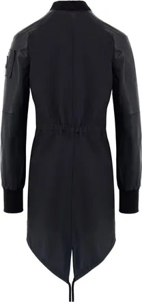Moose Knuckles Womens Black Cotton Parka Clothing