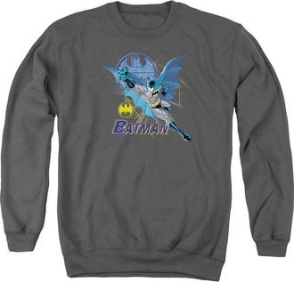 Gildan Batman Cape Outstretched Adult Crewneck Sweatshirt