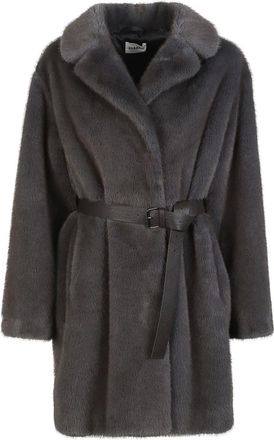 P.A.R.O.S.H. Mujer, Abrigos, Gris, Talla: S