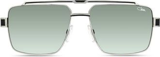 Cazal Vierkante Zonnebril - unisex - Zonnebrillen - Grijs - 60 MM - Accessoires