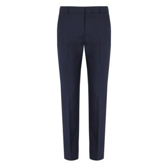 Max Mara Broeken, Dames, Blauw, S, Wol, Canon Broeken