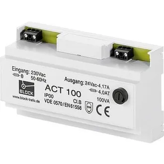 BLOCK Act 25 Transformador De Seguridad 25 Va 230v/24v