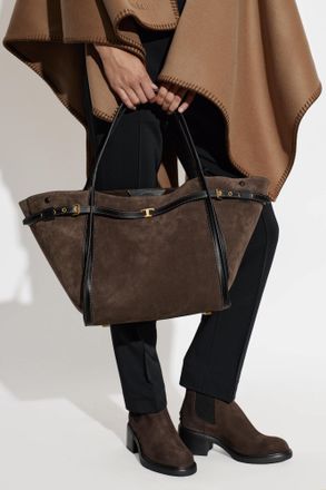 Tod's Suede Bag Medium, Womens, Brown