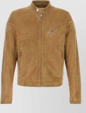 Dolce & Gabbana suede leather jacket