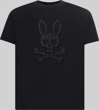 Psycho Bunny Kids Gabin Graphic Tee 001 BLACK / M/10-12