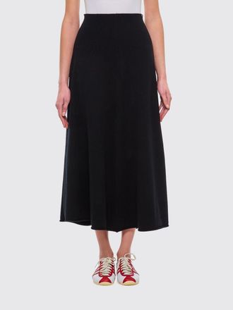 Extreme Cashmere Gonna midi in maglia di misto lana a vita alta