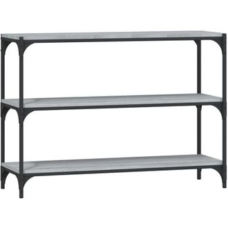 vidaXL Vidaxl - Estanter&iacute;a Contrachapada Y Acero Gris Sonoma 100x33x70,5 Cm