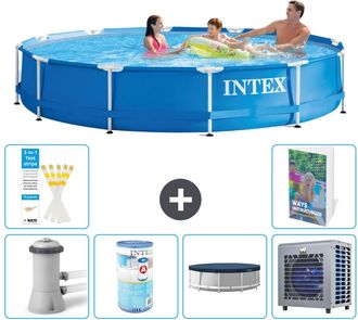 Intex Piscina Con Estructura Redonda - 366x76 Cm - 7-piezas S212