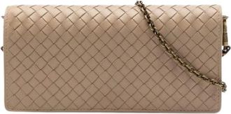 Bottega Veneta Borsa a tracolla in nappa intrecciata Pre-owned - - Pre-owned - Donna - Marrone - ONE SIZE