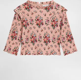 Dolce & Gabbana Floral-print Cotton T-shirt - Woman Multicolor 12/18 Months