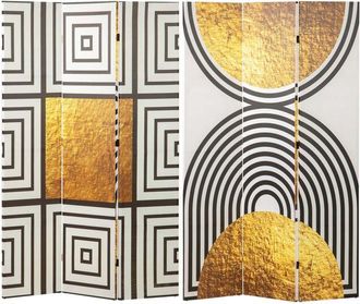 Adda Home Adda Home - Biombo Lienzo Abstracto 120x3x180 Cm