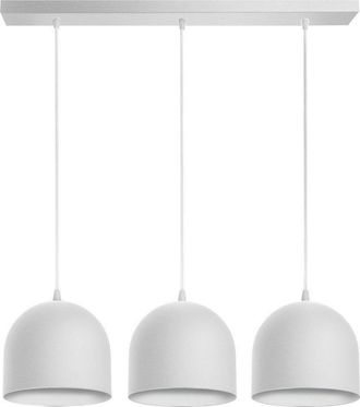 Netlighting Madison Straight Bar Pendant Ceiling Light White 70cm