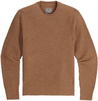 Royal Robbins Rockcraft Waffle Knit Merino Wool Crewneck Sweater in Tawny Heather at Nordstrom, Size X-Large
