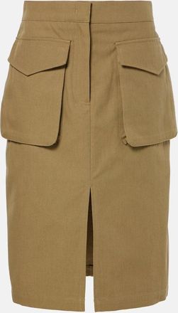 Co Cotton cargo skirt