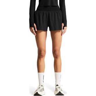 Craft Hypervent Pleated Wide Shorts in Black at Nordstrom, Size X-Large
