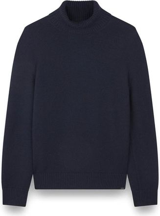Paul & Shark Innovatieve Soft Cool Touch Coltrui - Heren - Coltruien - Blauw - 3XL - Wol - Truien & Vesten