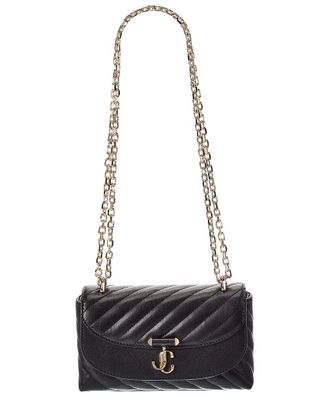 Jimmy Choo London Avn Curve Small Leather Crossbody