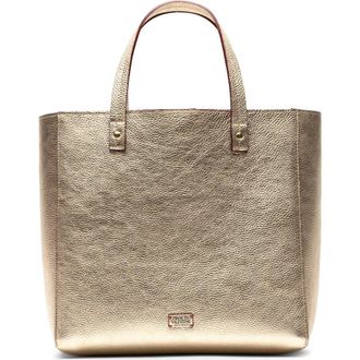 Frances Valentine Large Margaret Leather Tote in Platino at Nordstrom