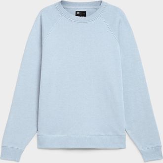 Le 31 Mens Fleece-underside raglan sweatshirt
