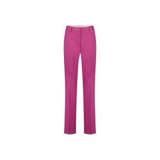 Fab By Fabienne Chapot High-Waisted Stretch Broek - Dames - Straight fit broeken - Roze - S - Broeken