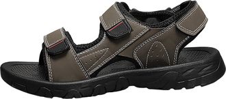 Generic 2026 Outdoor Water Slippers For Dads Casual Sports Beach Shoes (Brown, 5.5)