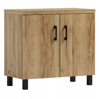 OEM Mueble De Ba&ntilde;o Bajo El Lavabo Roco 80 Gold Craft Oak
