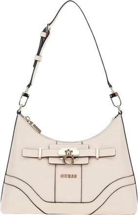 Guess Greyson II Schoudertas - Dames - Schoudertassen - Wit - ONE Size - Leer - Tassen
