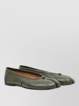 Maison Margiela leather ballerina flats