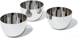 Alessi Mami Set Compuesto De Tres Cuencos De Acero Inoxidable