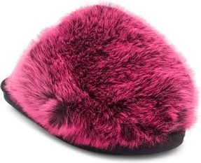 Steve Madden Poof Faux Fur Slipper in Fushia at Nordstrom Rack, Size 6