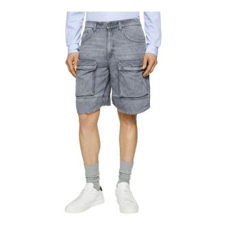 Dondup Denim Shorts, male, Gray, Size: W33 Bermuda